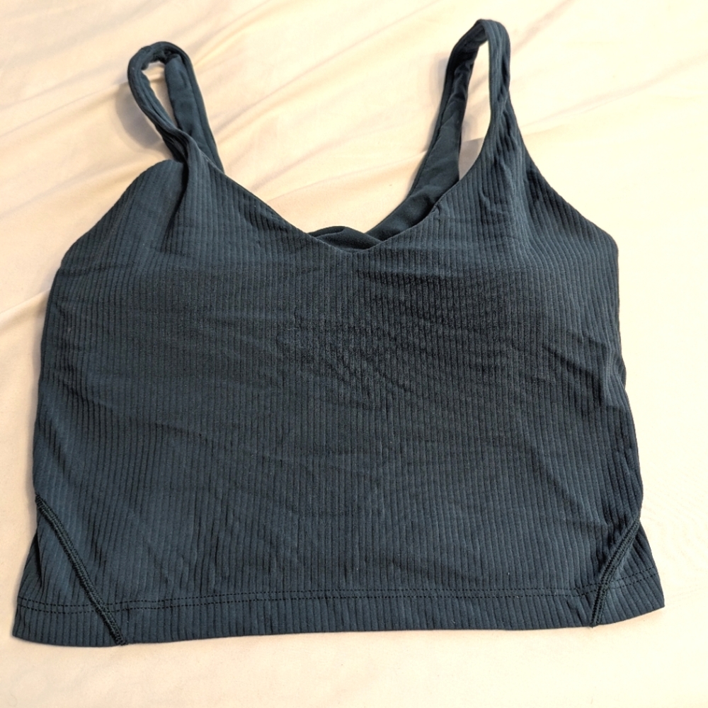 Teal Lululemon tank